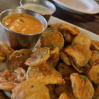 Craft Grill - Fried Pickles bread and butter version - Southern Near Me - Tomball, Texas Craft Grill - Fried Pickles bread and butter version - Southern Near Me - Tomball, Texas