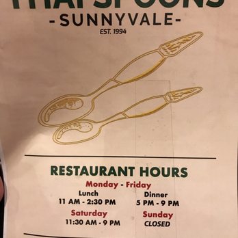 Thai Spoons - Thai Near Me - Sunnyvale, California Thai Spoons - Thai Near Me - Sunnyvale, California