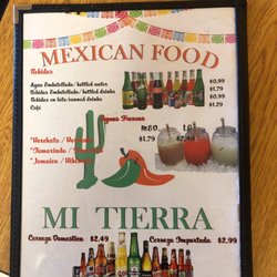 Mi Tierra - Menu page 4