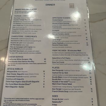 AZUR - Menu - Tapas/Small Plates Near Me - Charleston, South Carolina