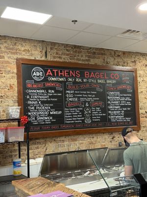 Menu photo 1 Athens Bagel Company Athens, GA
