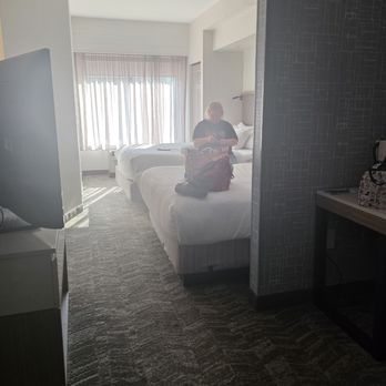 SpringHill Suites by Marriott Morgantown - View of living area to room - Hotels Near Me - Morgantown, West Virginia SpringHill Suites by Marriott Morgantown - View of living area to room - Hotels Near Me - Morgantown, West Virginia