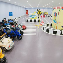 Rainbow Town Playground - Mini car park
