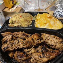 Oooh We It Is - Chicken Tips, Macaroni & Cheese and Dressing