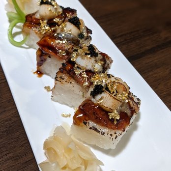 Nichiban Sushi 4 U - Torched Black Pearl Press Sushi - Sushi Bars Near Me - Toronto, Ontario