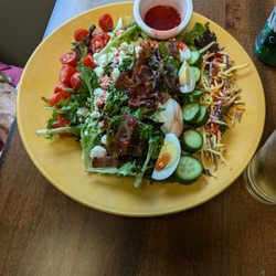 Newcomb Cafe and Campground - Gluten free cobb salad -- great care was taken by the kitchen