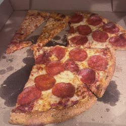 Domino's Pizza - Consolidated NY dough plain pizza and a hand tossed pepperoni. Both. Came out great. Ordered 3 pies !! Thanks TJ!!!!!