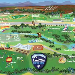 Camp Summertime - Activity map at Cal Lutheran University in Thousand Oaks