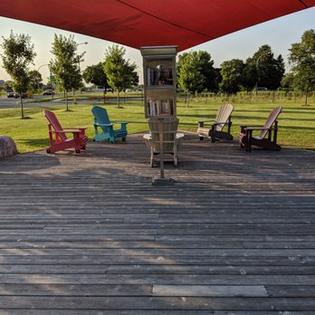 Wilson Heights Park - Park's reading area and library under the awning in Aug 2019 - Parks Near Me - Toronto, Ontario Wilson Heights Park - Park's reading area and library under the awning in Aug 2019 - Parks Near Me - Toronto, Ontario