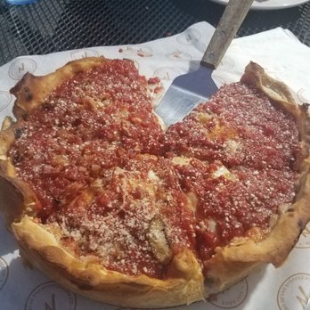 Nancy's Pizza Litchfield - (Half pepperoni/ sausage, half bacon/mushroom) deep dish medium Chicago style deep dish pizza Scrumptious! - Pizza Near Me - Litchfield, Illinois Nancy's Pizza Litchfield - (Half pepperoni/ sausage, half bacon/mushroom) deep dish medium Chicago style deep dish pizza Scrumptious! - Pizza Near Me - Litchfield, Illinois