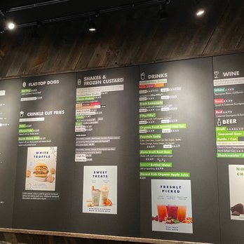 Shake Shack Winter Park - Menu board - Burgers Near Me - Winter Park, Florida Shake Shack Winter Park - Menu board - Burgers Near Me - Winter Park, Florida