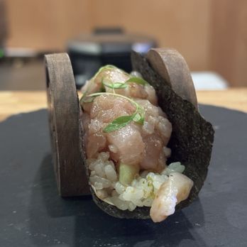 NoriNori - Hamachi handroll - Japanese Near Me - Houston, Texas NoriNori - Hamachi handroll - Japanese Near Me - Houston, Texas