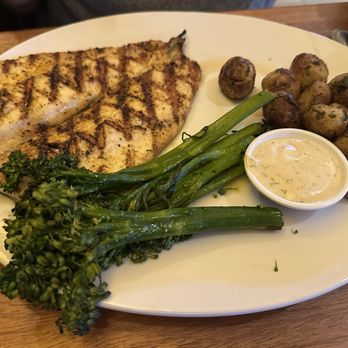 Seasons 52 - Wood-Grilled Idaho Rainbow Trout - New American Near Me - Orlando, Florida Seasons 52 - Wood-Grilled Idaho Rainbow Trout - New American Near Me - Orlando, Florida