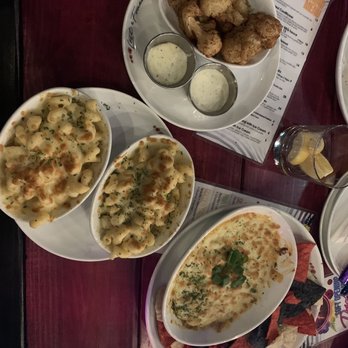 Lost & Found - Cauliflower + mac & cheese + crawfish & shrimp dip - Cocktail Bars Near Me - Houston, Texas
