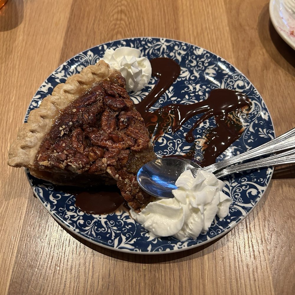 Tupelo Honey Southern Kitchen & Bar - Brown butter pecan pie - Southern Near Me - Upper Arlington, Ohio Tupelo Honey Southern Kitchen & Bar - Brown butter pecan pie - Southern Near Me - Upper Arlington, Ohio