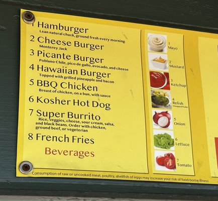 Menu photo 3 Hamburgers Sausalito, CA