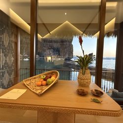 El Nido Resort Lagen Island - Our view from our bed.