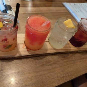 Cilantro and Chive - Cocktail flight - Steakhouses Near Me - Lacombe, Alberta