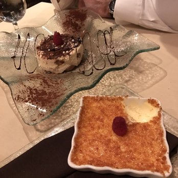 Alberto's On Fifth - Crime brûlée and tirimisu- both great! But, preferred the brûlée - Italian Near Me - Naples, Florida