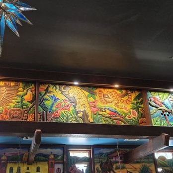 Fiesta Cancún Mexican Restaurant - Walk decor and interior lights - Mexican Near Me - Altamonte Springs, Florida