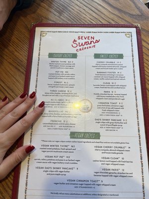 Menu photo 4 Seven Swans Creperie Milwaukee, WI Menu photo 4 Seven Swans Creperie Milwaukee, WI