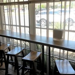 Lee's Meat Market - Six seats at the window is all there is!