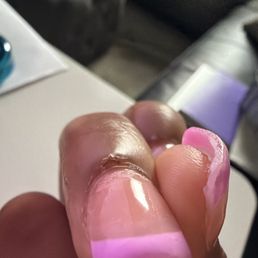 Nail cut Nail cut