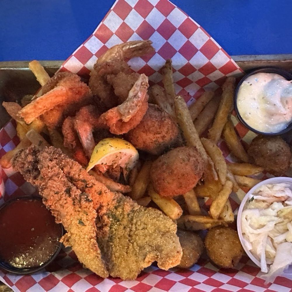 Seafood sampler