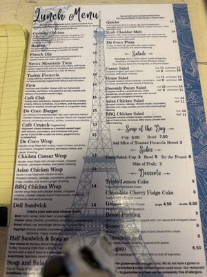 Menu photo 1 Cafe De Coco Nampa, ID Menu photo 1 Cafe De Coco Nampa, ID