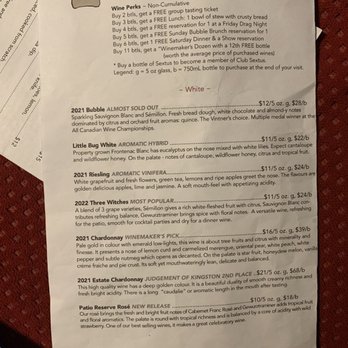 Karlo Estate Winery - Menu - Wineries Near Me - Wellington, Ontario