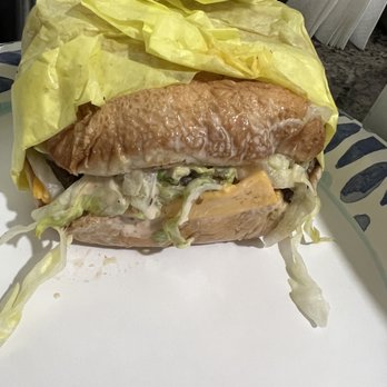 Alpha Omega - My daughter's cheeseburger was GREAT! (Sssh, i HAD to take a bite) - American Near Me - Covina, California