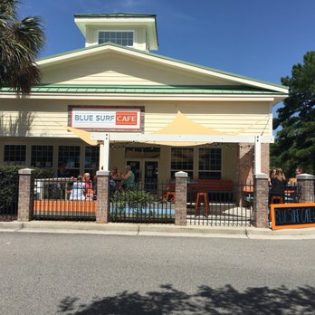 Blue Surf Cafe - Front of Blue Surf with patio area - Cafes Near Me - Wilmington, North Carolina Blue Surf Cafe - Front of Blue Surf with patio area - Cafes Near Me - Wilmington, North Carolina