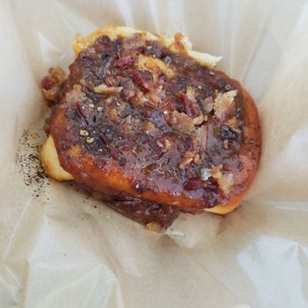 Well Oiled Events - Pulled pork sticky bun! Very creative!! Sweet and savory! - Caterers Near Me