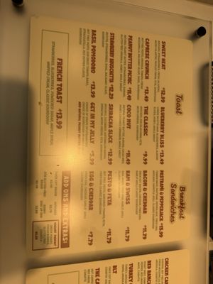 Menu photo 2 Crust Toast and Sandwich Riverside, CA