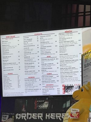 Menu photo 2 Nakama Anime Cafe Orange Park, FL Menu photo 2 Nakama Anime Cafe Orange Park, FL