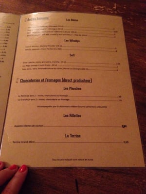 Menu photo 1 Monsieur Matthieu Paris, 75 Menu photo 1 Monsieur Matthieu Paris, 75