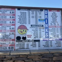 Thatsaburger - Menu