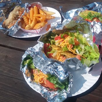 Slo-Jack's Drive-In - Tacos are bangin yo. Definitely get them if you want your life to be complete. Cheesefrizzles were nice and crispy and cheeezy. Hot dog. - New American Near Me - Hampton Bays, New York