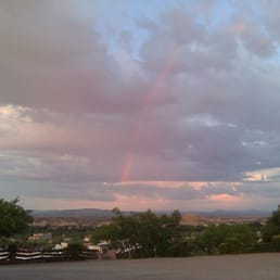 View of the surrounding Verde Valley from outside our motel room. View of the surrounding Verde Valley from outside our motel room.