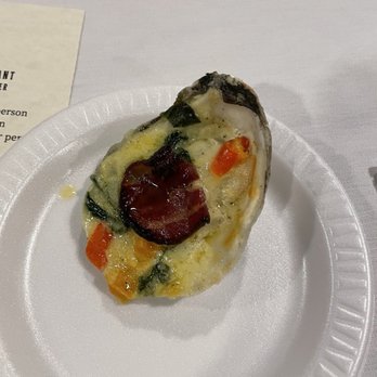 Partners Restaurant - Oyster Rockefeller with topping included some bacon - Breakfast & Brunch Near Me - Feeding Hills, Massachusetts Partners Restaurant - Oyster Rockefeller with topping included some bacon - Breakfast & Brunch Near Me - Feeding Hills, Massachusetts