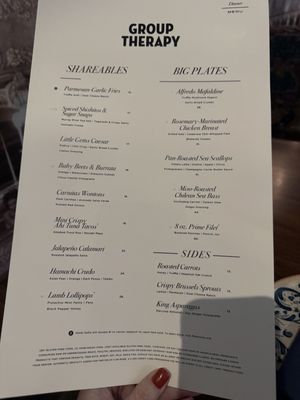Menu photo 1 Group Therapy Austin, TX Menu photo 1 Group Therapy Austin, TX