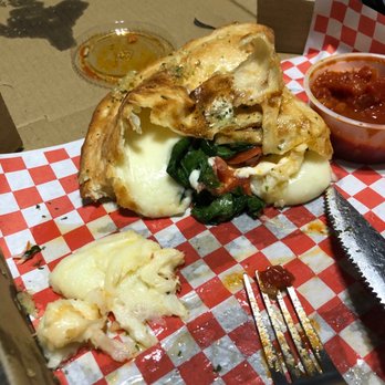 Don's NY Pizza in Peoria - Spinach & Pepperoni calzone - Pizza Near Me - Peoria, Arizona