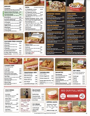 Menu photo 1 Romayo's Dublin, D