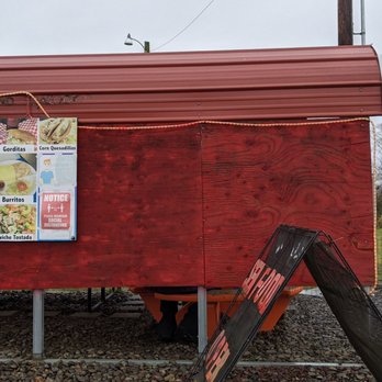 The Crazy Torta & Seafood - a red shack with a menu on it - Mexican Near Me - Tillamook, Oregon The Crazy Torta & Seafood - a red shack with a menu on it - Mexican Near Me - Tillamook, Oregon