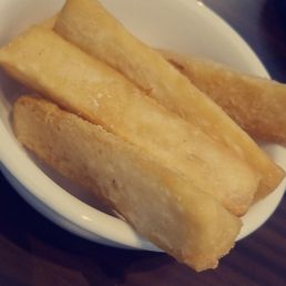 Yucca fries.. better than any French fry lol Yucca fries.. better than any French fry lol