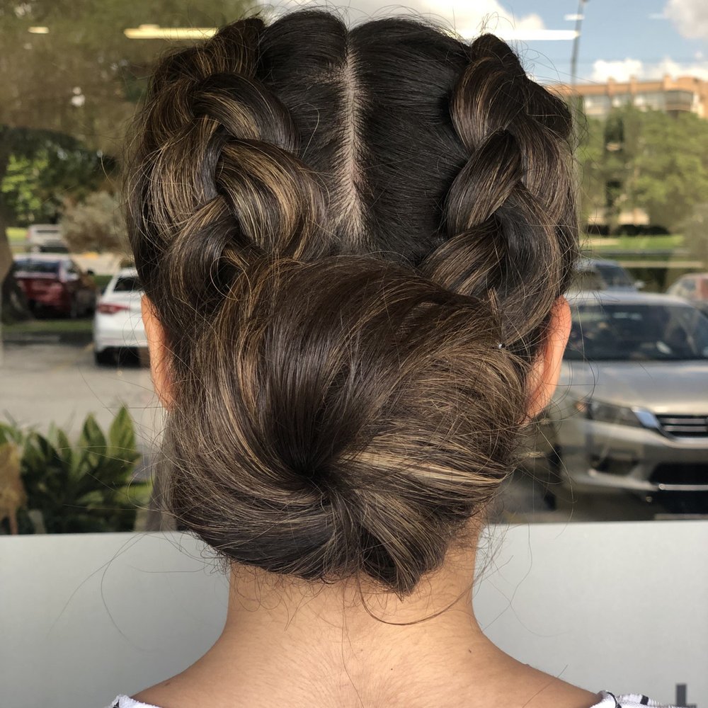 Back of hair Back of hair