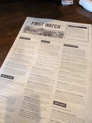 Menu photo 4 First Watch Brentwood, TN Menu photo 4 First Watch Brentwood, TN
