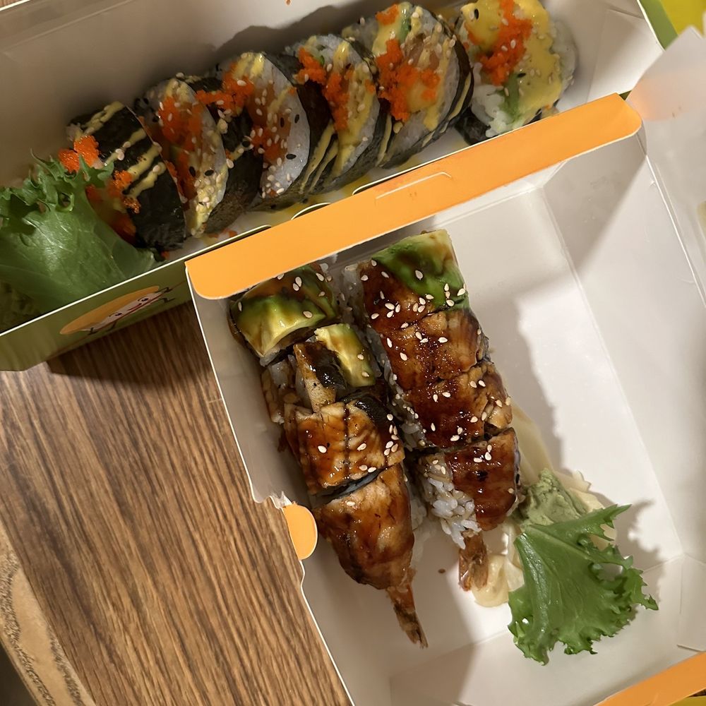 One More Sushi Express - Dragon roll and mango tango - Dim Sum Near Me - Chicago, Illinois One More Sushi Express - Dragon roll and mango tango - Dim Sum Near Me - Chicago, Illinois