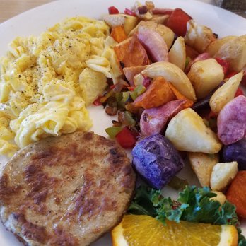 Red Rock Cafe - One egg, turkey sausage and home fries. - Breakfast & Brunch Near Me - Sedona, Arizona Red Rock Cafe - One egg, turkey sausage and home fries. - Breakfast & Brunch Near Me - Sedona, Arizona