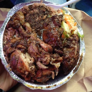 Corner Style Jamaican & American - Jerk chicken with rice and beans - Caribbean Near Me - Bronx, New York Corner Style Jamaican & American - Jerk chicken with rice and beans - Caribbean Near Me - Bronx, New York